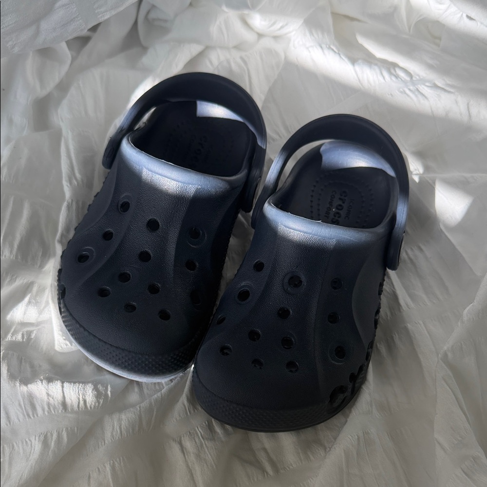 CROCS Kids Navy Clogs